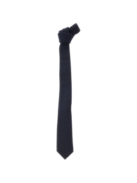 Burberry Check wool cashmere tie