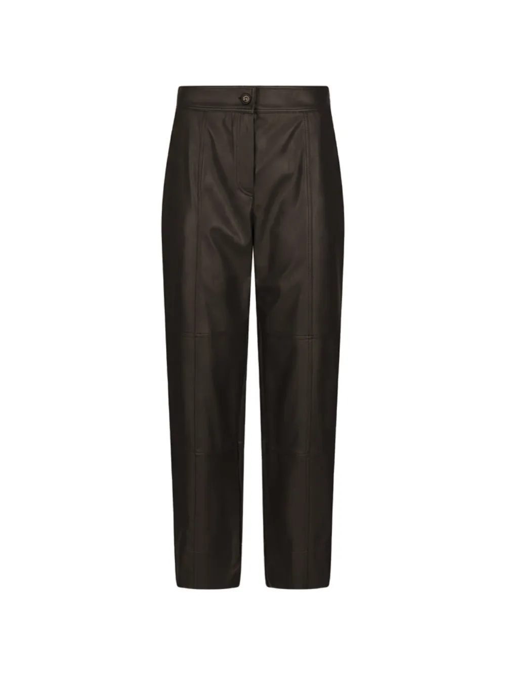 Purotatto Panelled-design High-waisted Trousers In Black