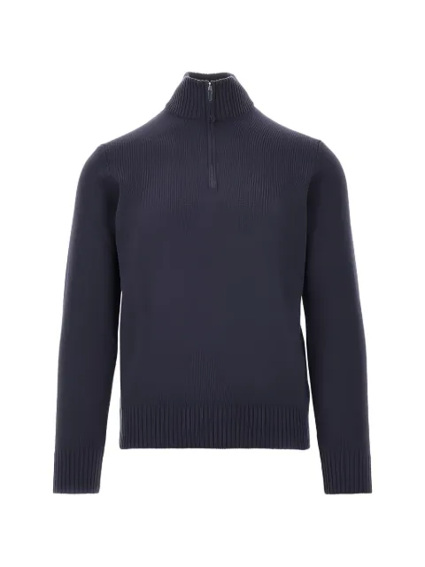the M.. half-zip wool sweater