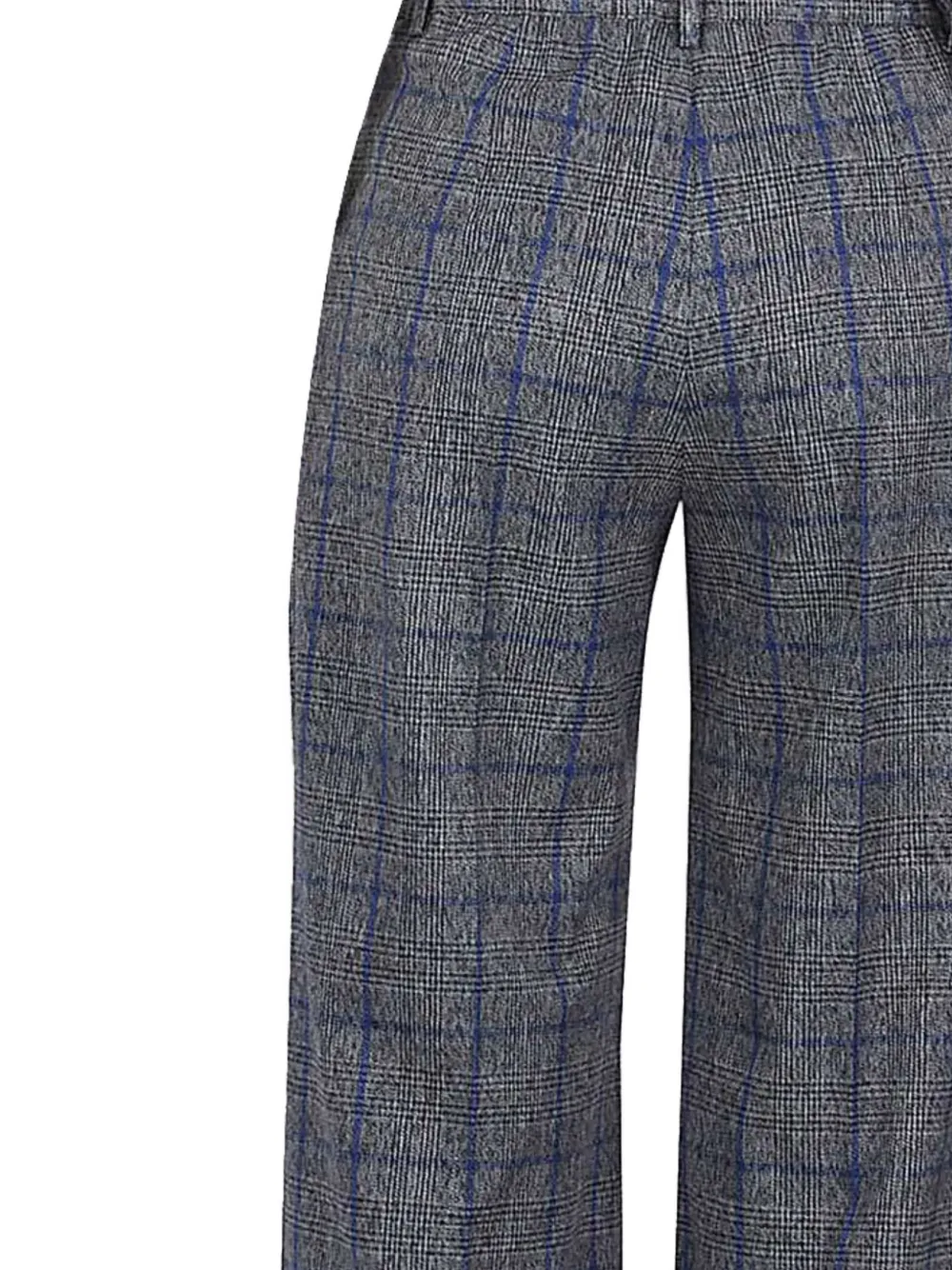 Purotatto Broek met wijde pijpen Grijs