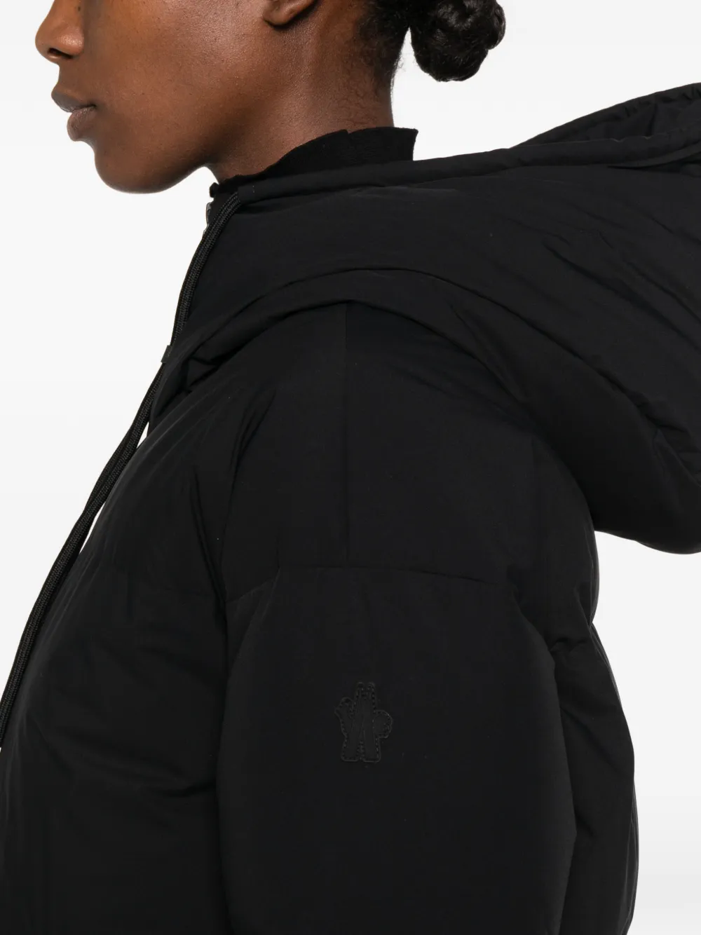 Moncler Grenoble Allesaz hooded puffer jacket Zwart