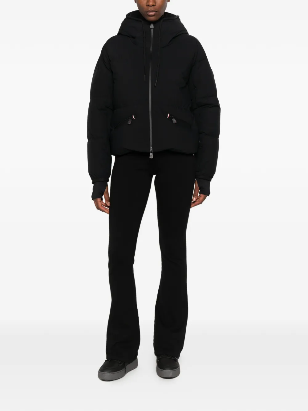 Moncler Grenoble Allesaz hooded puffer jacket Zwart
