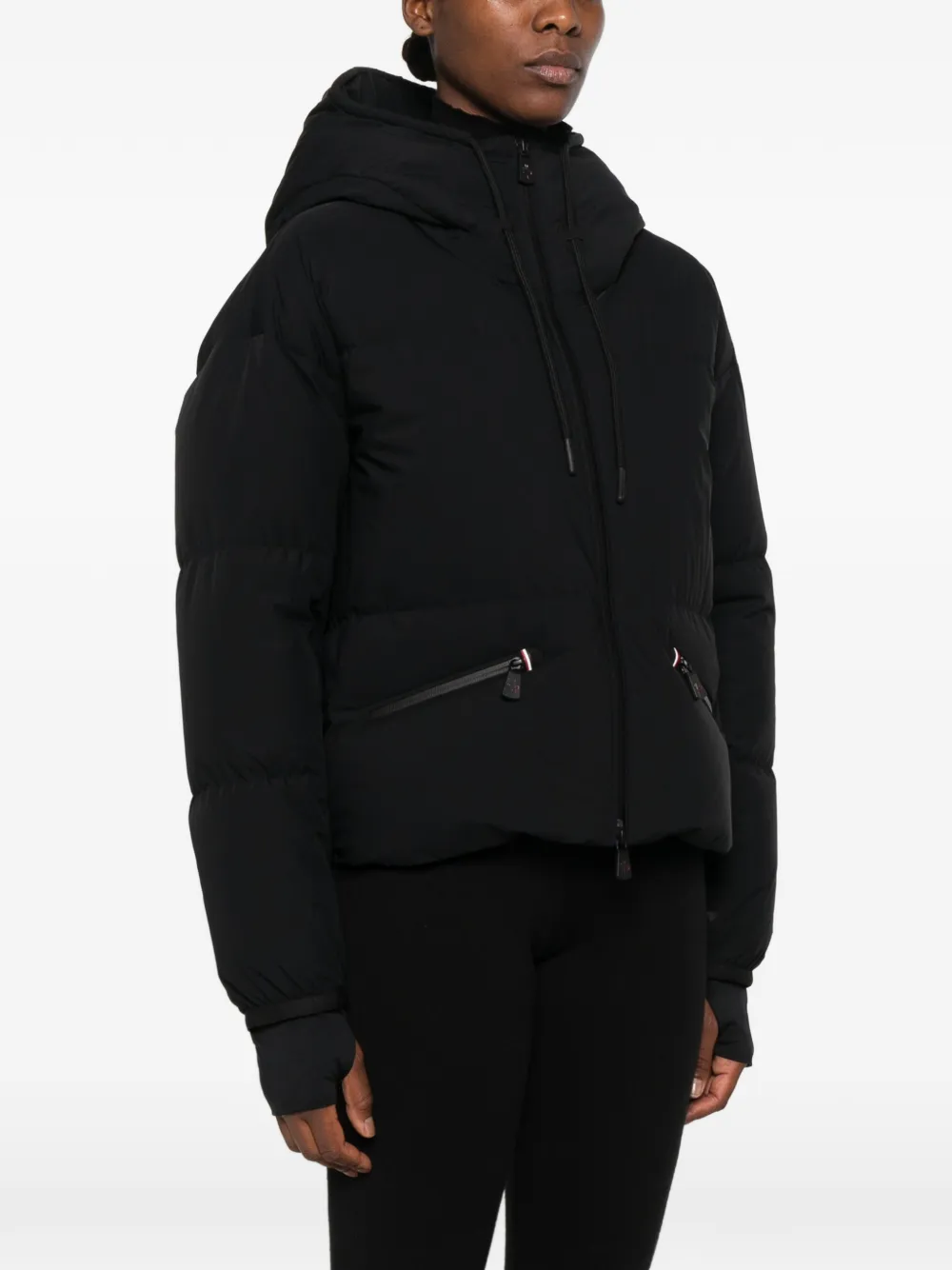 Moncler Grenoble Allesaz hooded puffer jacket Zwart