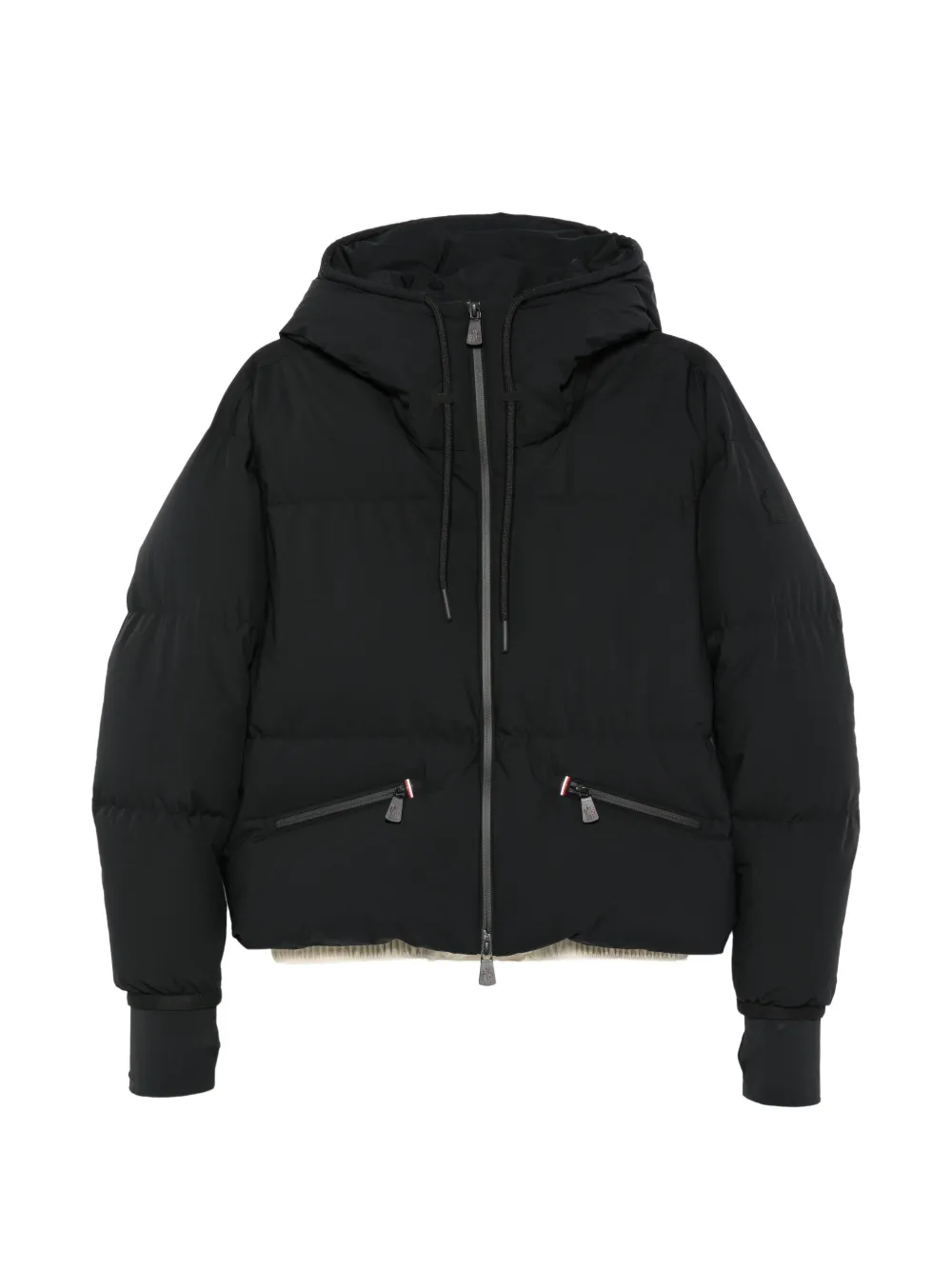 Moncler Grenoble Allesaz hooded puffer jacket Zwart