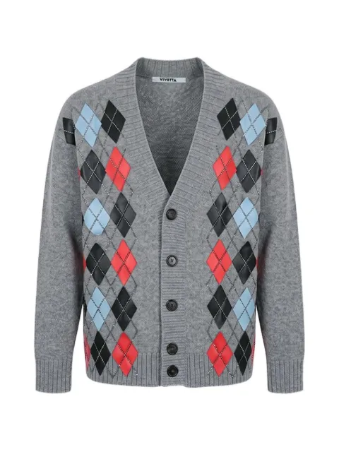 Vivetta diamond-embroidered cardigan
