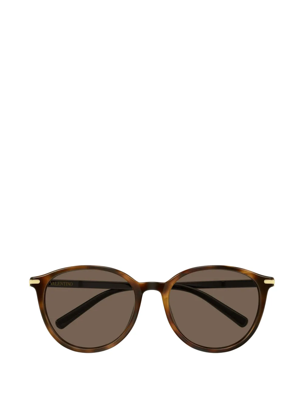 VALENTINO GARAVANI EYEWEAR VLogo round-frame sunglasses Bruin