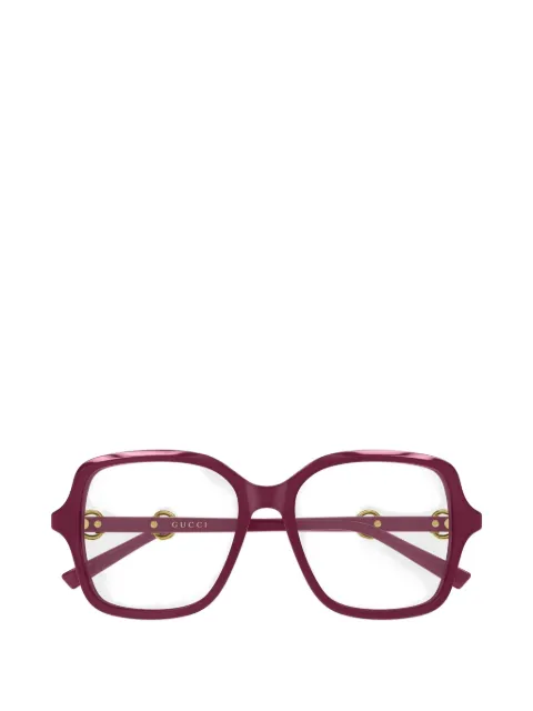 Gucci Eyewear lunettes de vue Horsebit à monture carrée