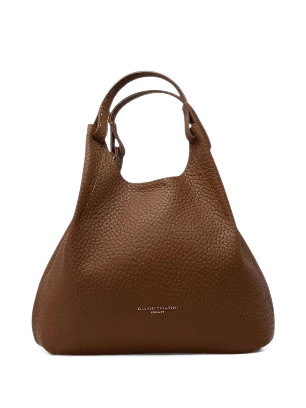 GIANNI CHIARINI medium Dua grained-leather shoulder bag - Brown