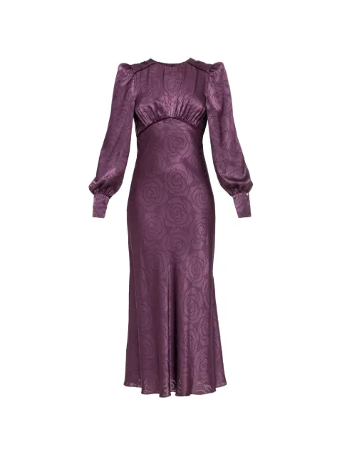 NISSA vestido midi con efecto satinado