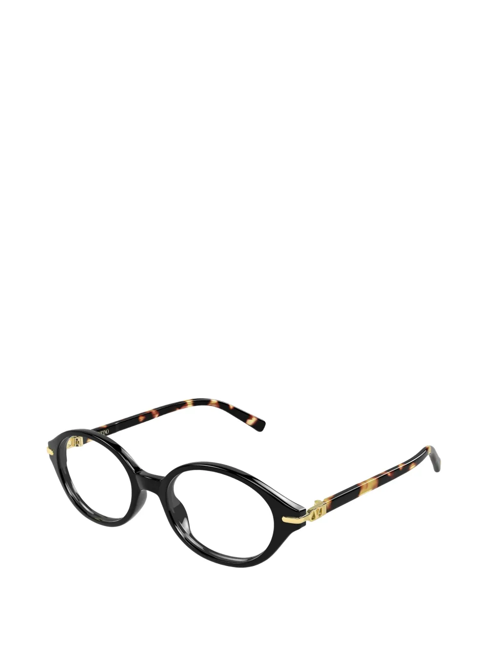 VALENTINO GARAVANI EYEWEAR VLogo Signature oval-frame glasses Zwart