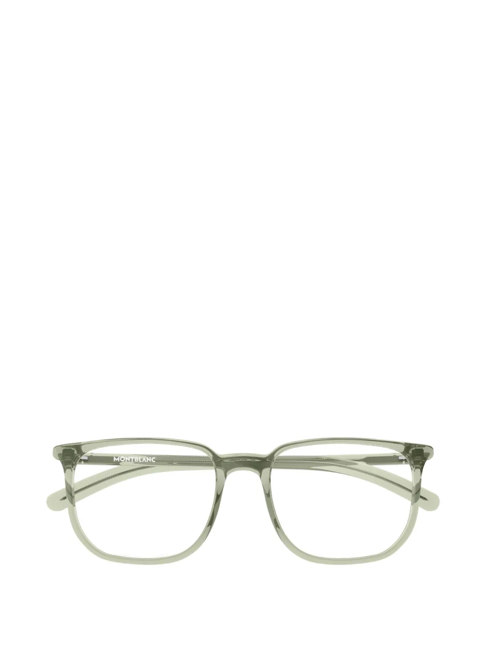 Montblanc squared-frame glasses Groen