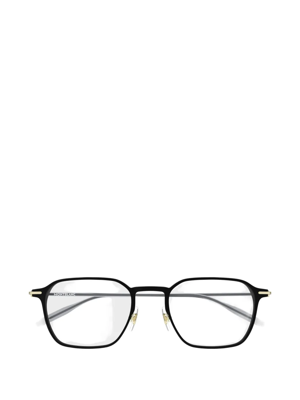 Montblanc geometric-frame glasses - Nero