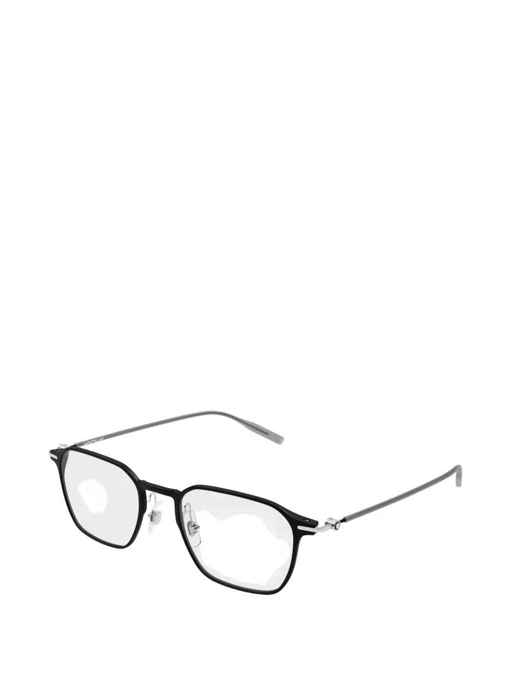 Montblanc geometric-frame glasses Zwart