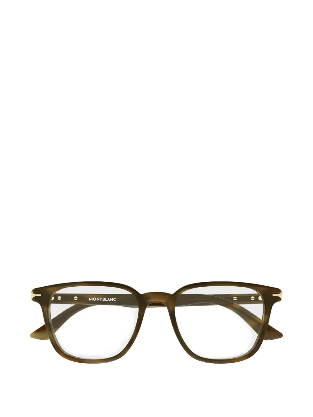 Montblanc square-frame glasses - Verde
