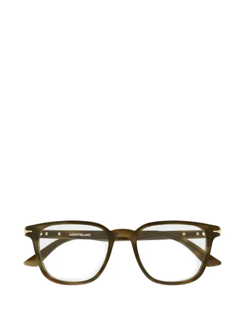Montblanc square-frame glasses