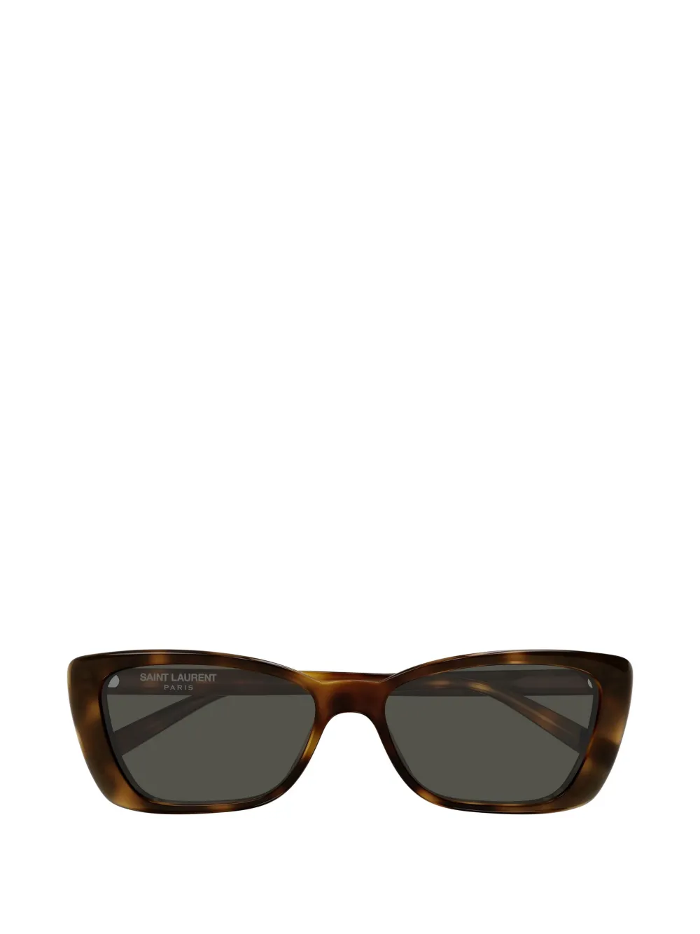 Saint Laurent Eyewear tortoiseshell-effect rectangle-frame sunglasses Bruin