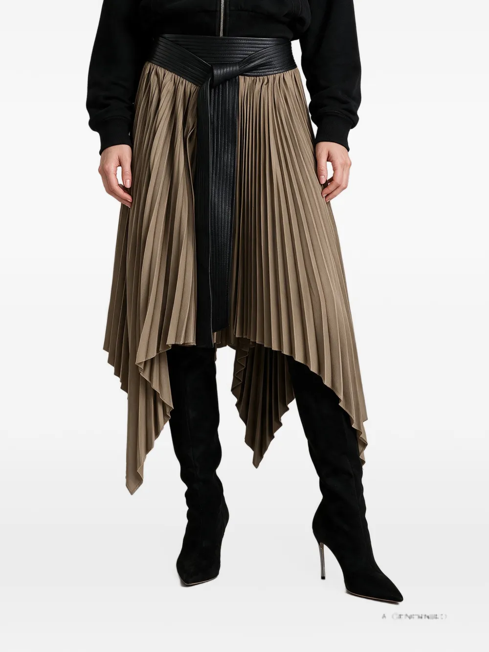 ENTIRE STUDIOS pleated midi skirt - Toni neutri