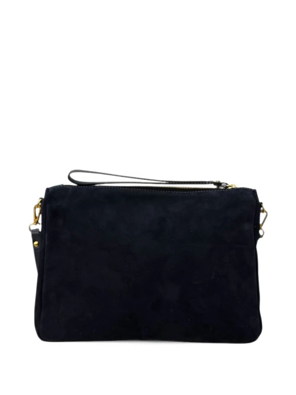 GIANNI CHIARINI Nora leather clutch bag Zwart