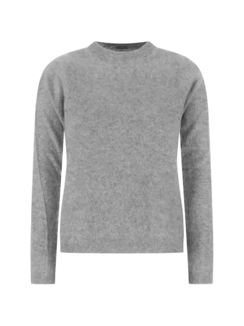 ALPHA STUDIO brushed-finish crew-neck sweater