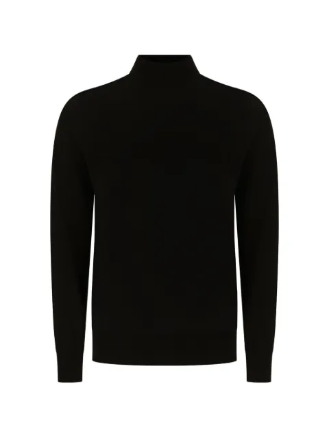ALPHA STUDIO high-neck ribbed-trim sweater