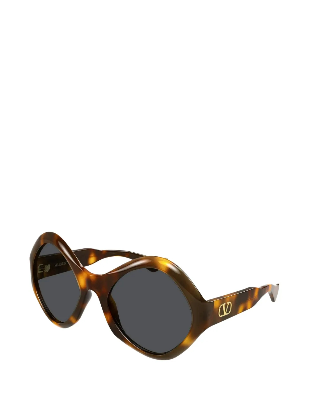 VALENTINO GARAVANI EYEWEAR geometric-frame sunglasses Bruin