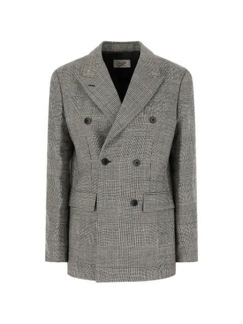 Pence Prince of Wales check double-breasted blazer