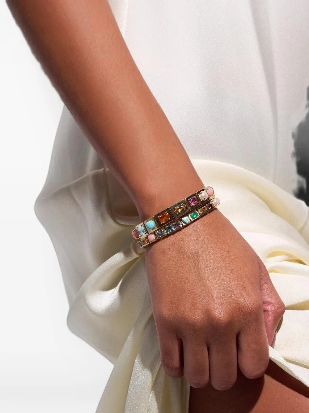 Type Jewelry Leggo multi-stone bracelet - Gold