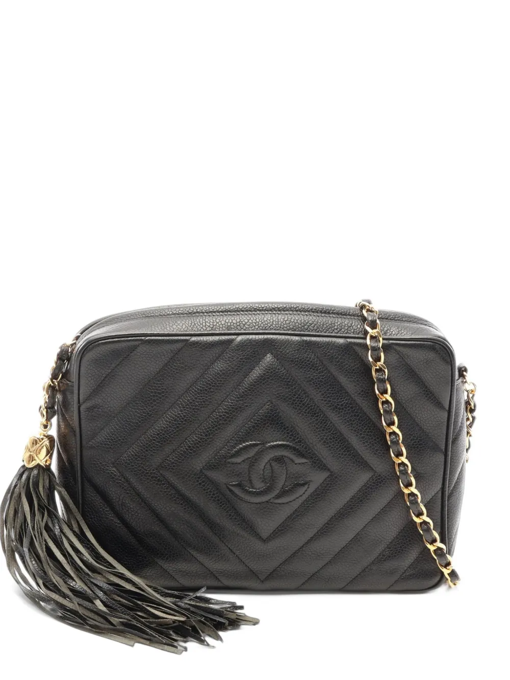 CHANEL Pre-Owned 1991-1994 diamond-stitch shoulder bag - Black