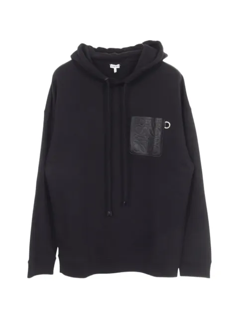 Loewe Pre-Owned 2010s Anagram-patch hoodie