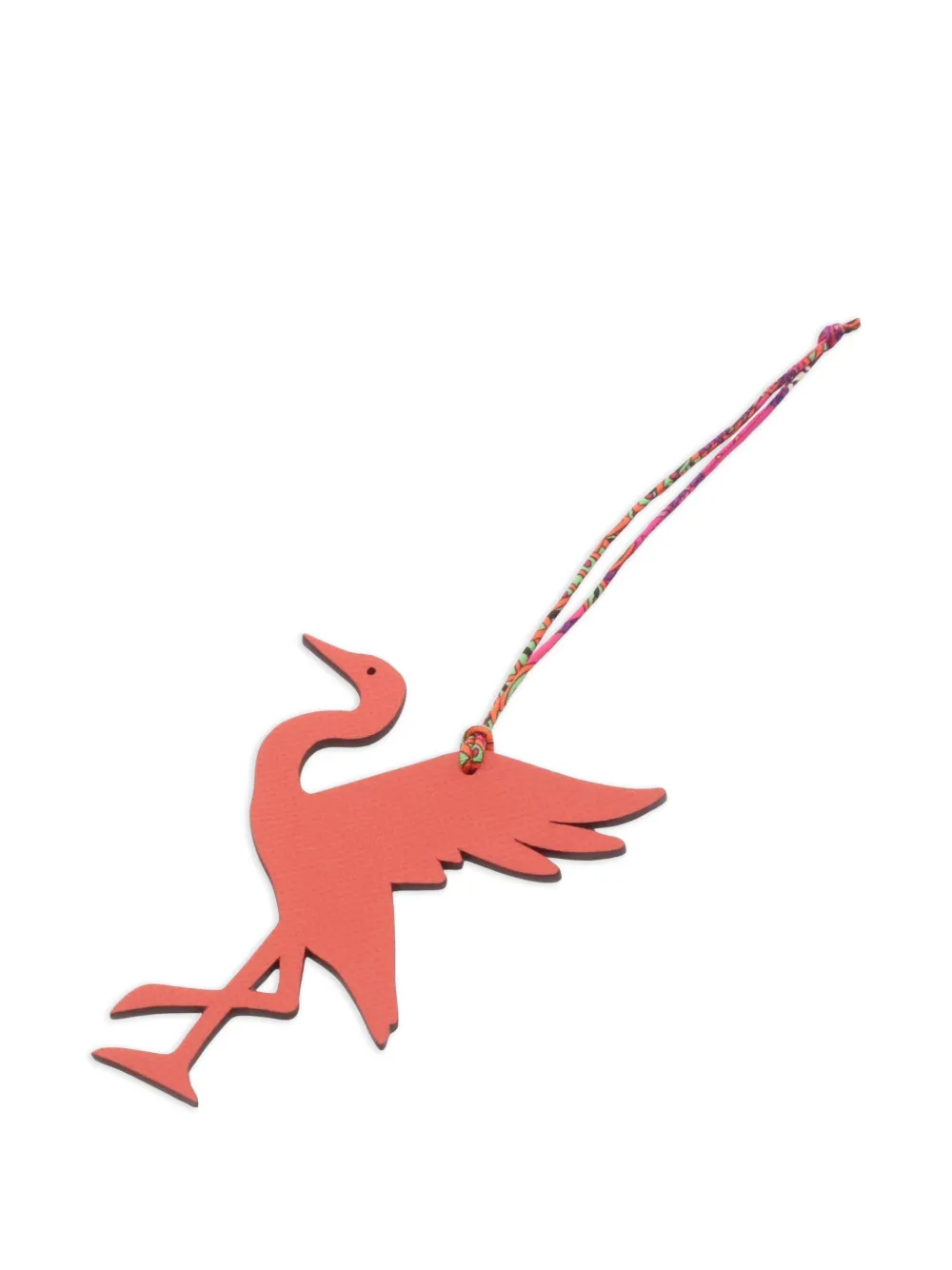 Hermès Pre-Owned 2020s Petit H Tsuru bag charm - Rosa