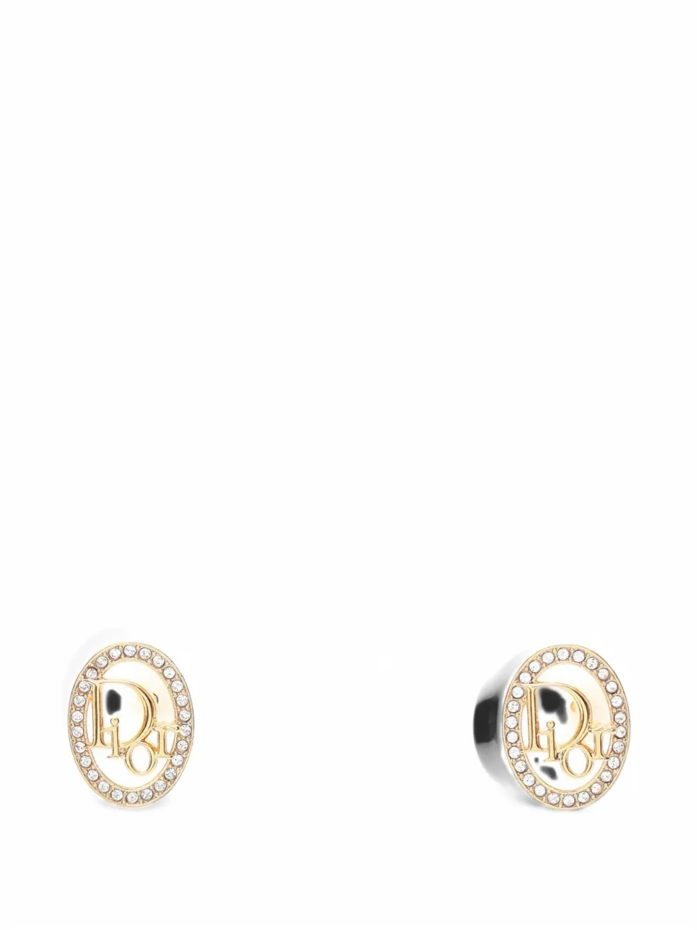 Christian Dior Pre-Owned 2020s Dior Oblique earrings - Gold