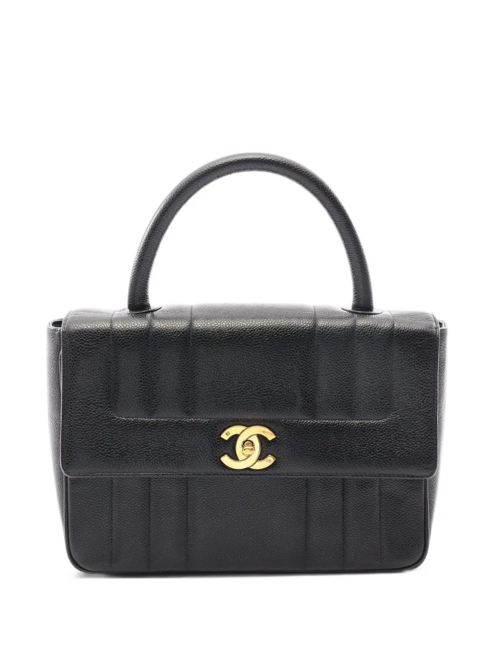 CHANEL Pre-Owned 1994-1996 medium Mademoiselle Kelly tote bag - Noir
