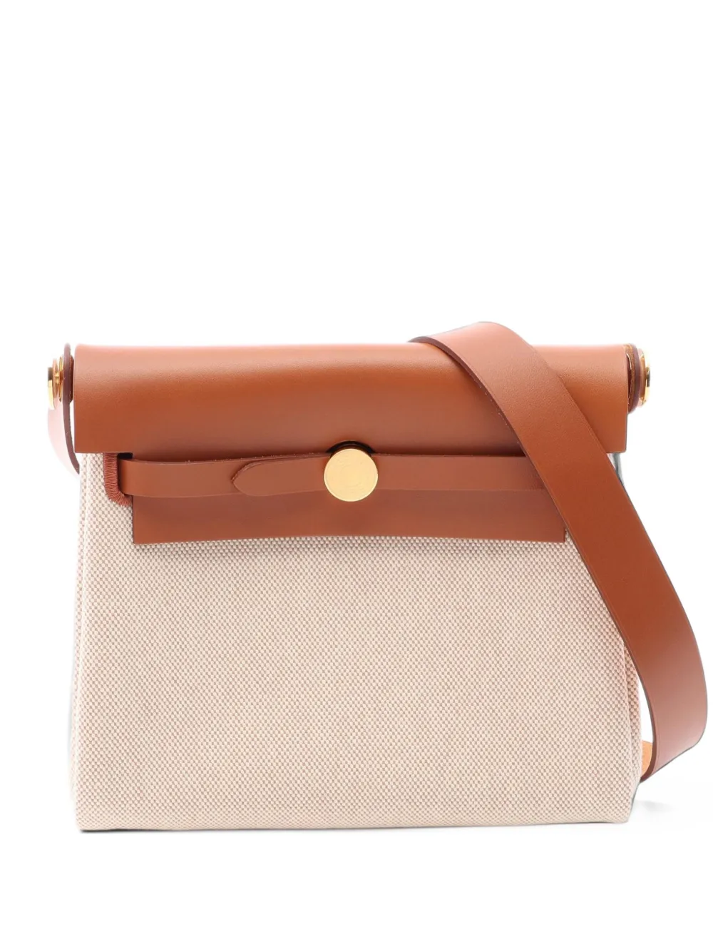 Hermès Pre-Owned 2025 mini Herbag Zip shoulder bag - Nude