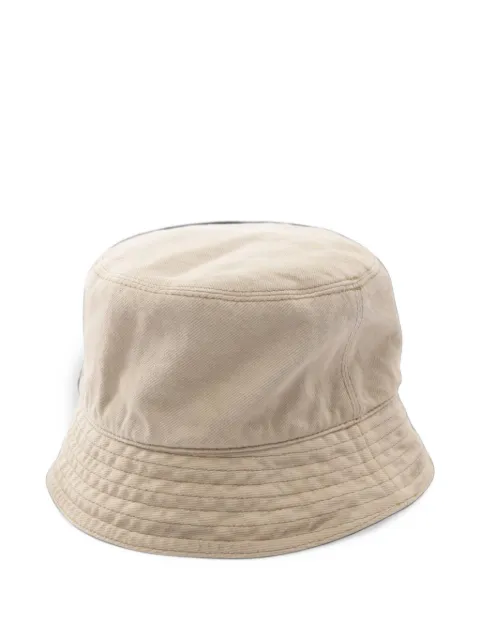 Prada Pre-Owned 2010s triangle-logo bucket hat