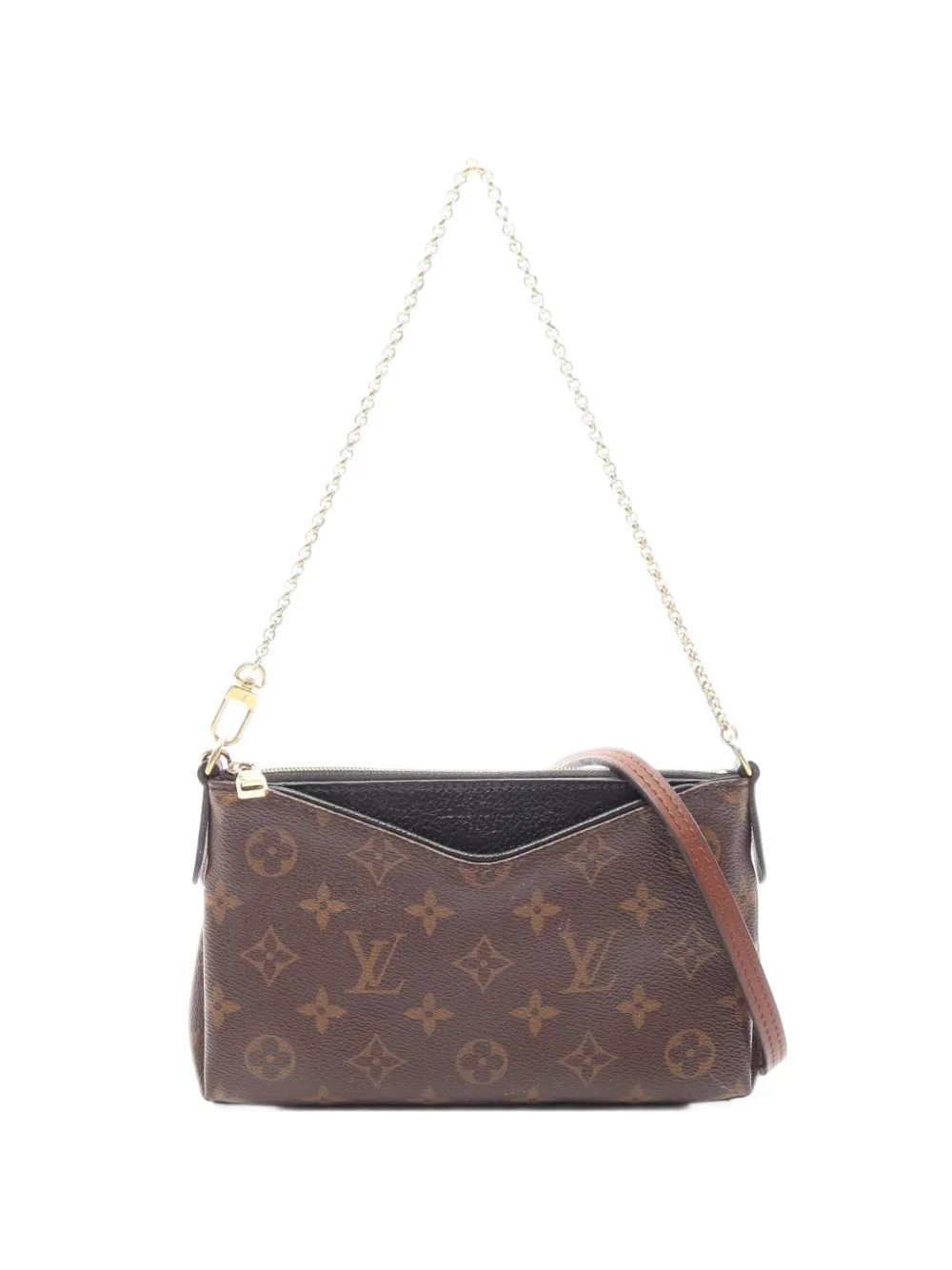 Louis Vuitton Pre-Owned 2016 Pallas Monogram shoulder bag - Brown