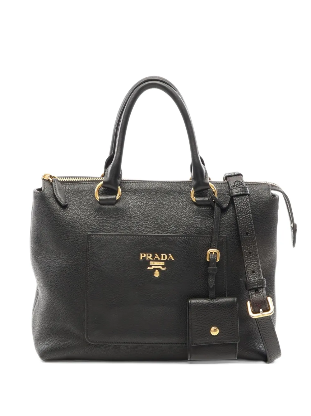 Prada Pre-Owned 2000s leather tote bag - Schwarz