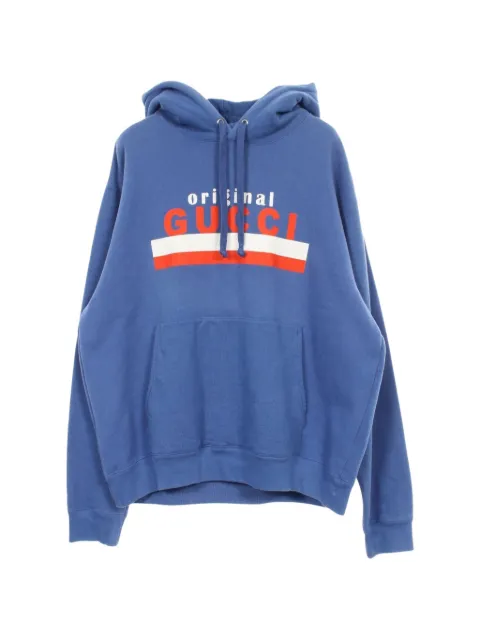Gucci Pre-Owned 2010s logo-print hoodie