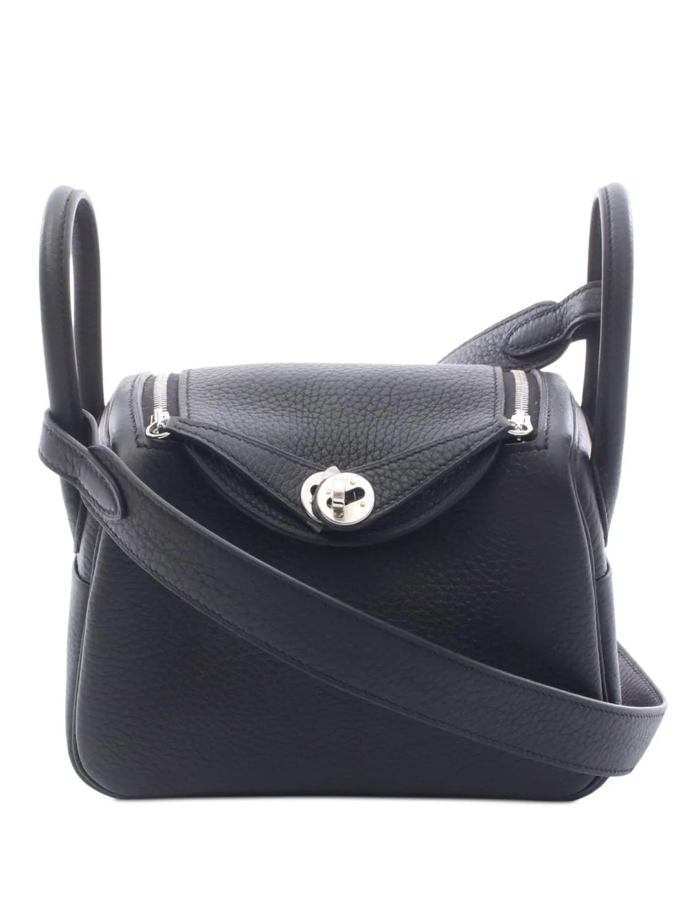 Hermès Pre-Owned 2026 Mini Lindy shoulder bag - Schwarz