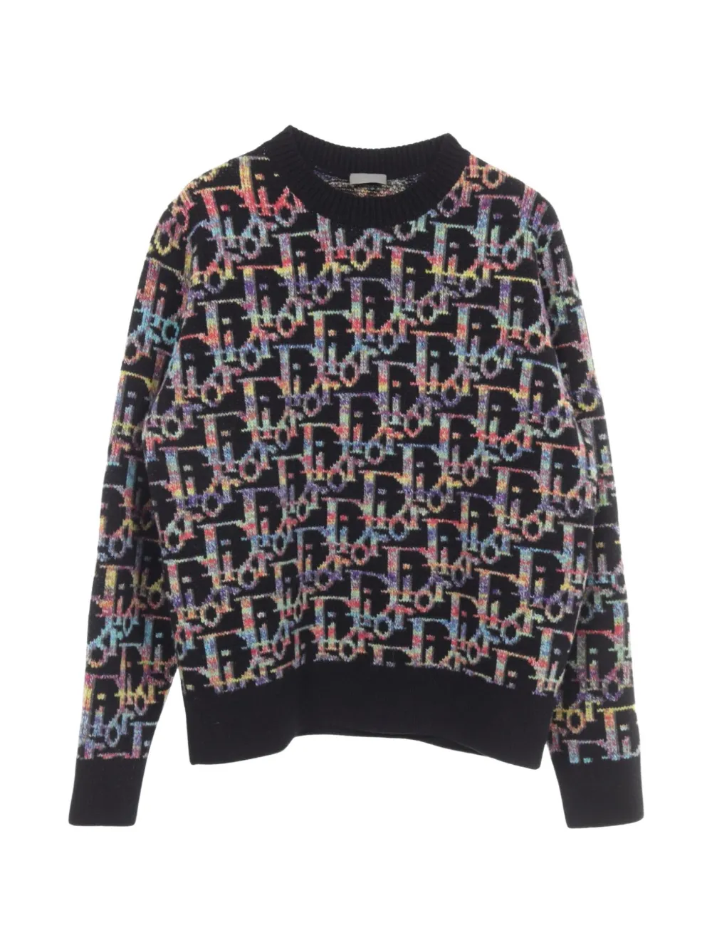 Christian Dior Pre-Owned 2010s Oblique-motif sweater - Schwarz