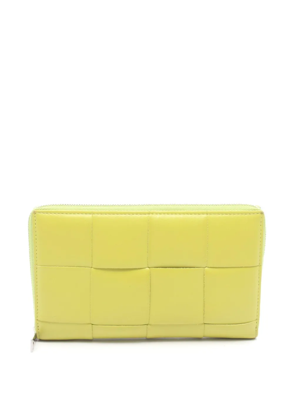 Bottega Veneta Pre-Owned 2000s Maxi Intrecciato wallet - Gelb