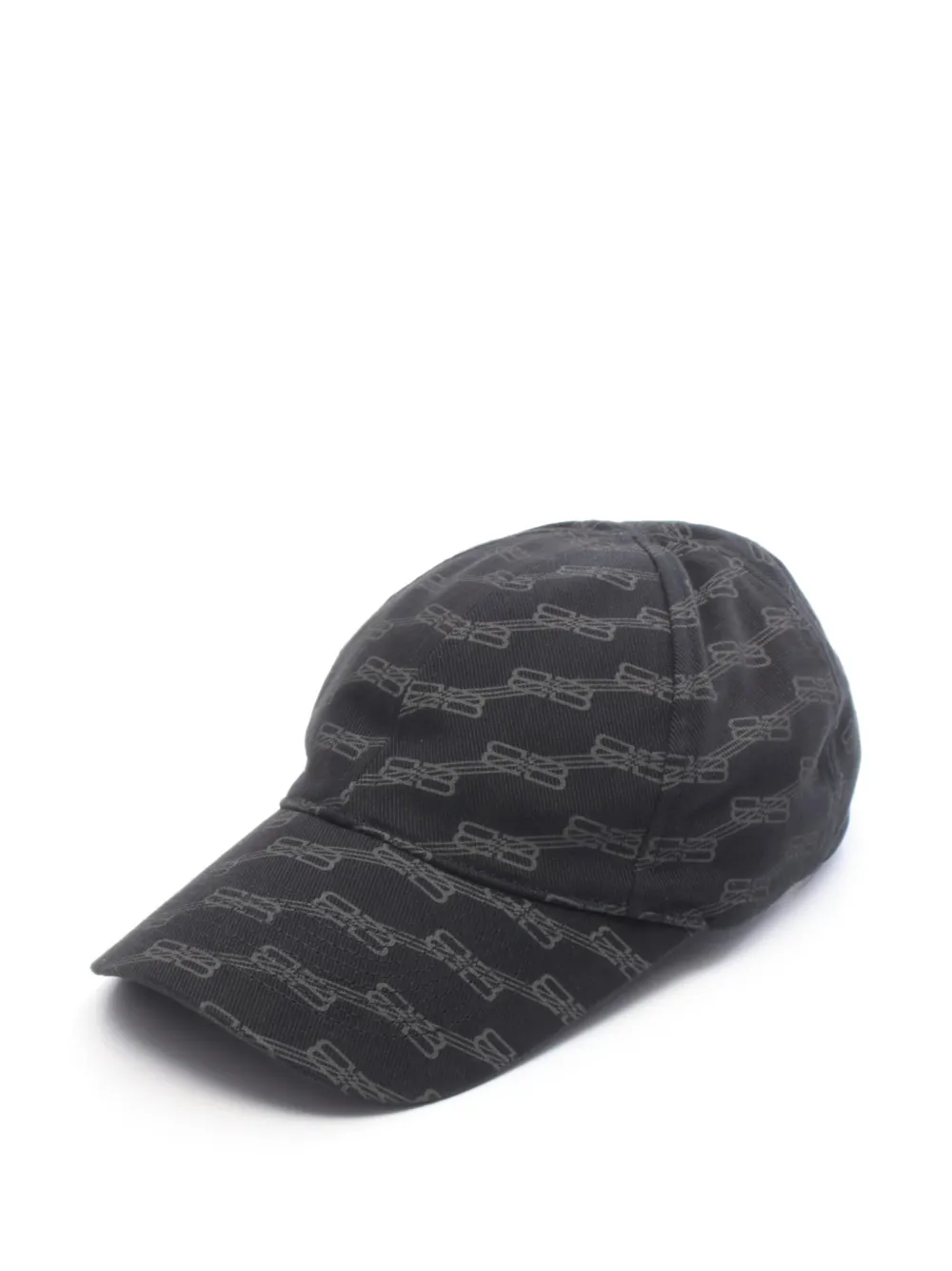 Balenciaga Pre-Owned casquette à motif monogrammé BB - Noir Balenciaga Pre-Owned casquette à motif monogrammé BB - Noir
