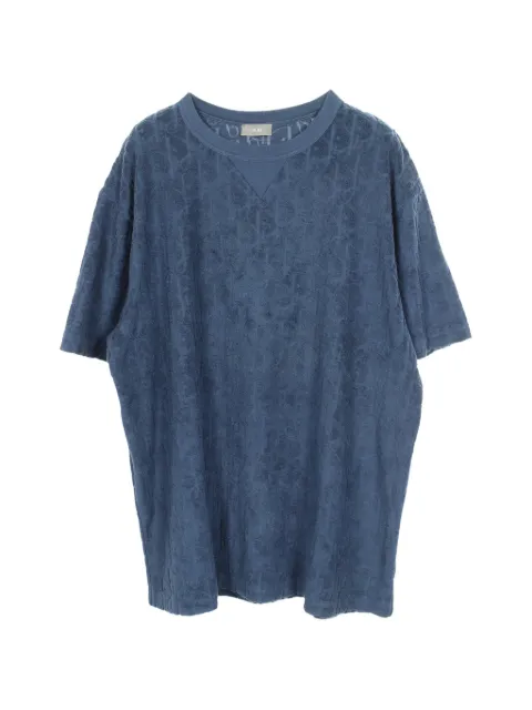 Christian Dior Pre-Owned 2010s Oblique pile T-shirt
