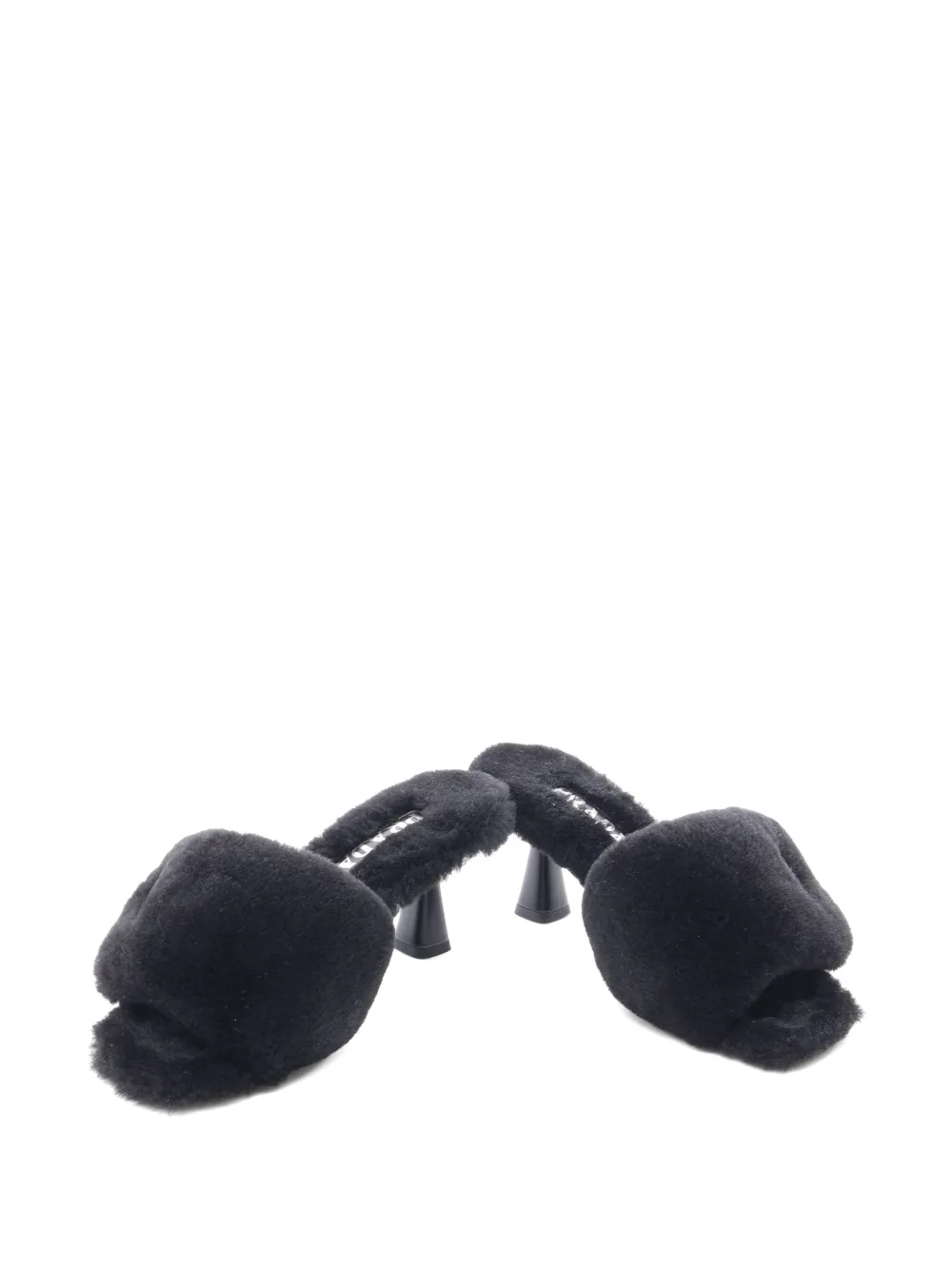 Prada Pre-Owned 2010s logo-plaque sandals - Nero