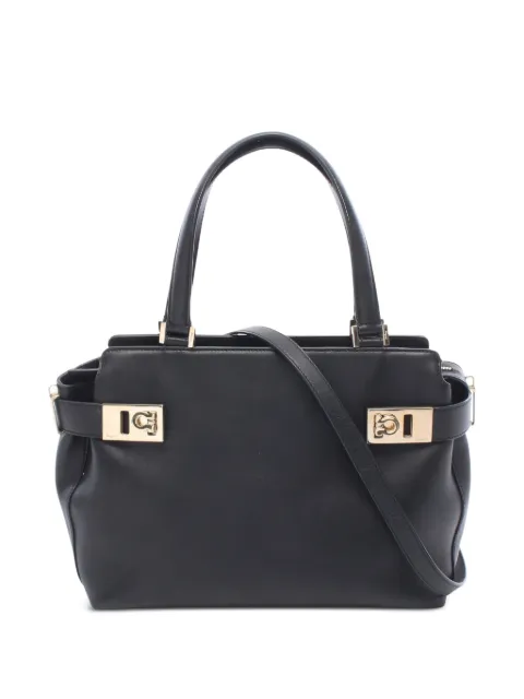 Ferragamo Pre-Owned 2000s Gancini leather handbag
