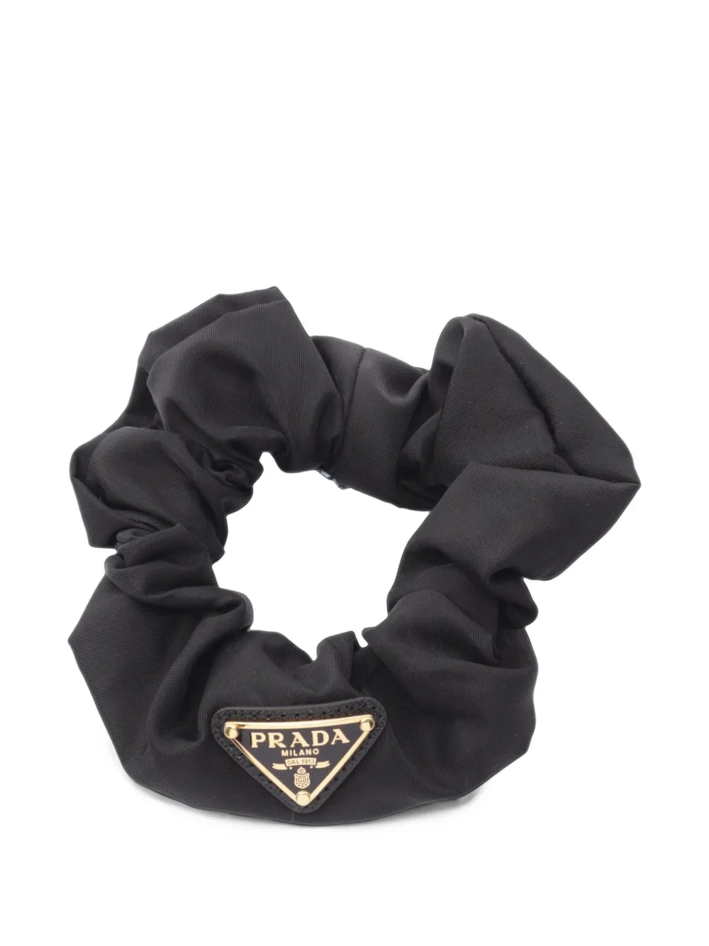 Prada Pre-Owned 2010s Re-Nylon scrunchie hair accessory – Black