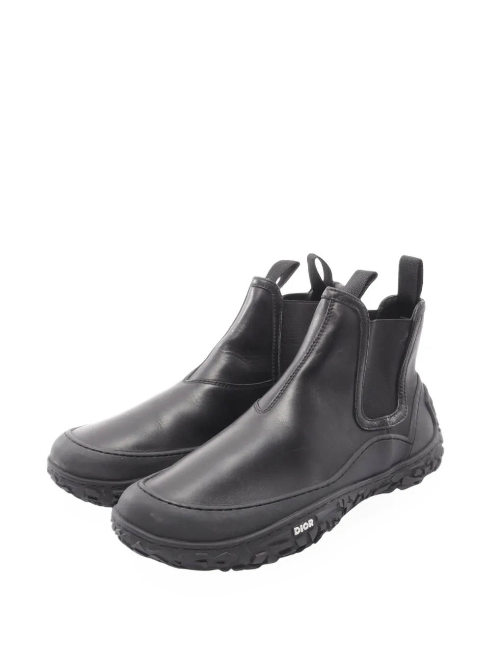 Christian Dior Pre-Owned 2010s B28 side-gore ankle boots - Noir Christian Dior Pre-Owned 2010s B28 side-gore ankle boots - Noir