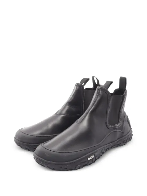 Christian Dior Pre-Owned 2010s B28 side-gore ankle boots