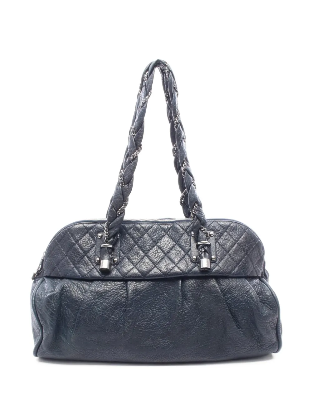 CHANEL Pre-Owned 2006-2008 large Ladyblade quilted shoulder bag - Blau