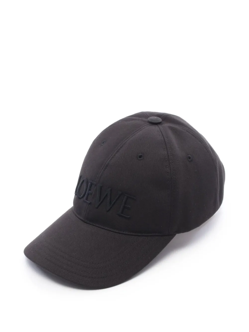 Loewe Pre-Owned 2020s embroidered logo cap - Schwarz