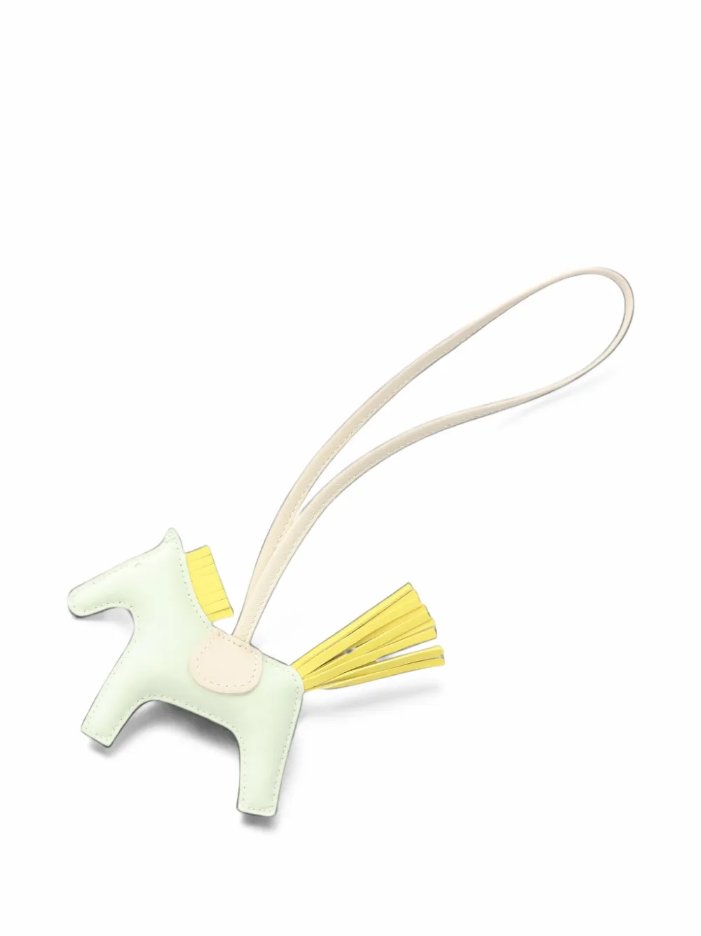 Hermès Pre-Owned PM Rodeo horse bag charm - Nude